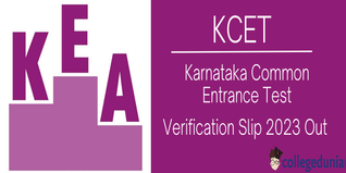 KCET Verification Slip 2023 Out @kea.kar.nic.in; Check Details & Download Here